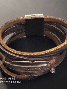 Native American Made Suede Bracelet